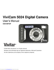 Vivitar ViviCam 5024 User Manual