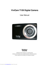 Vivitar ViviCam T139 User Manual