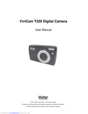 Vivitar ViviCam T329 User Manual