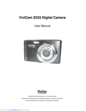 Vivitar ViviCam S325 User Manual