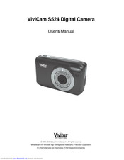 Vivitar ViviCam S524 User Manual