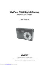 Vivitar ViviCam F530 User Manual