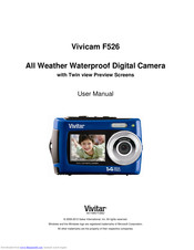 Vivitar Vivicam F526 User Manual