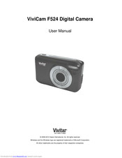 Vivitar ViviCam F524 User Manual