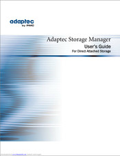 Adaptec Storage Manager User Manual
