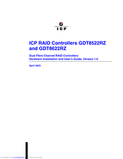 ICP GRD8522RZ Installation And User Manual
