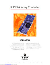 ICP ICP9085LI Specification