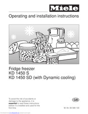 Miele KD 1450 SD Operating And Installation Manual