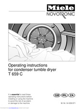 Miele T 659 C Operating Instructions Manual