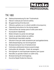 Miele TK 180 Operating Instructions Manual