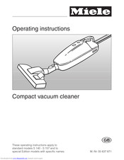 Miele S157 Operating Instructions Manual