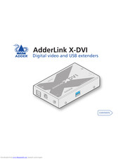 ADDER AdderLink X-DVI Manual