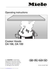 Miele DA 199 Operating Instructions Manual