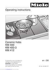 Miele KM 400-3 Operating Instructions Manual