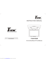 Tview T1041FDIR Instruction Manual