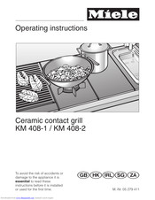 Miele KM 408-1 Operating Instructions Manual