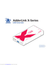 ADDER AdderLink X-Series Manual