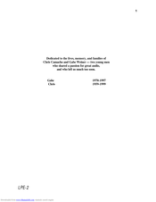 Millennia LPE-2 Manual