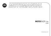 Motorola MOTORAZR V3E Manual