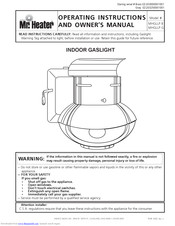 Mr. Heater MHGLLP B Operating Instructions And Owner's Manual