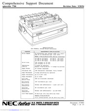 Nec Spinwriter 7710 User Manual