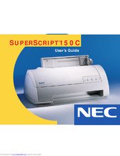 Nec SuperScript 150C User Manual