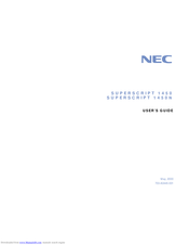 Nec SuperScript 1450 User Manual