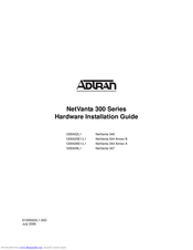 ADTRAN NetVanta 347 Hardware Installation Manual