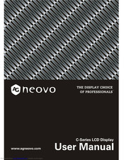 AG Neovo C-Series User Manual