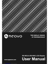 AG Neovo RX-W32 User Manual