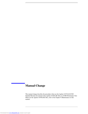 Agilent Technologies 16353H Manual Change