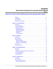 HP E1418A Service Manual