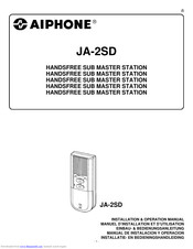 Aiphone JA-2SD Installation & Operation Manual
