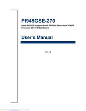 Albatron PI945GSE-270 User Manual