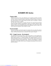 Albatron KM400T-8X Series User Manual
