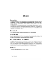 Albatron KN800 User Manual
