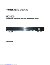 Theme scene ThemeScene HD3000 User Manual