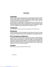 Albatron KX550 User Manual