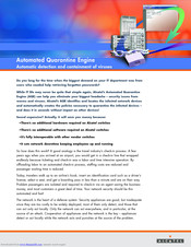 Alcatel Automated Quarantine Engine User Manual
