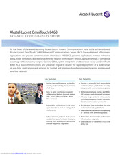 Alcatel-Lucent OmniTouch 8460 Specifications