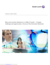 alcatel Web 2.0 services Strategic White Paper