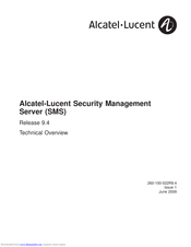 Alcatel-Lucent Security Management Server (SMS) Release 9.4 Technical Overview