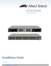 Allied Telesis AT-DC2552XS Installation Manual