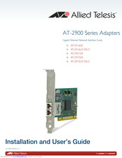 Allied Telesis AT-2972LX10/LC Installation And User Manual
