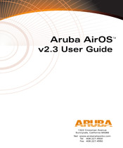 Aruba Networks AirOS v2.3 User Manual