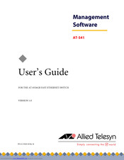 Allied Telesis AT-S41 User Manual