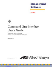 Allied Telesis AT-S63 Cli User's Manual