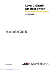 Allied Telesis AT-9000/24 Installation Manual