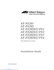 Allied Telesis AT-FS202SC/FS4 Installation Manual