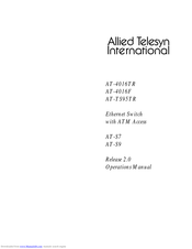 Allied Telesis AT-TS95TR Operation Manual